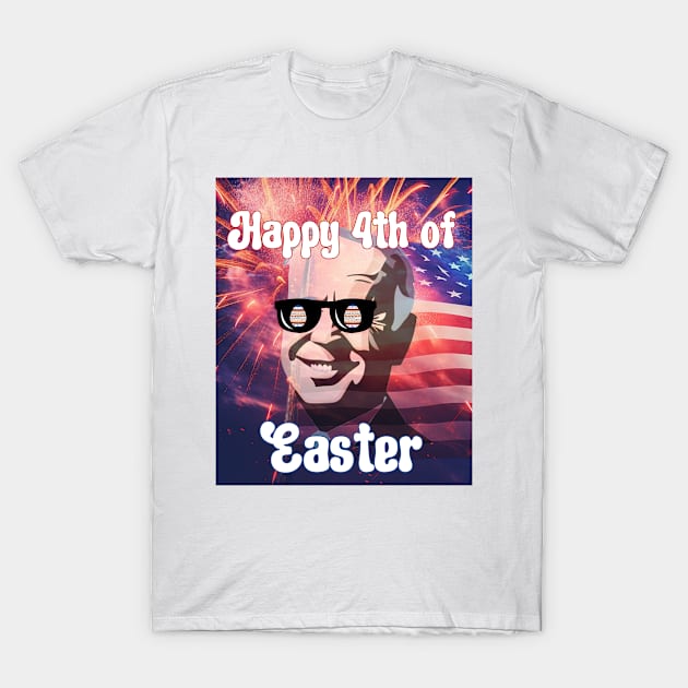 4th of July Biden Happy 4th of July T-Shirt by CharismaShop